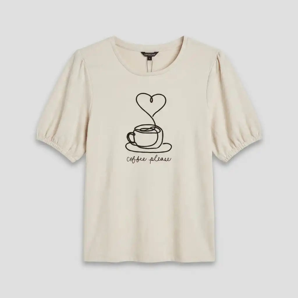 Blusa Coffee Please